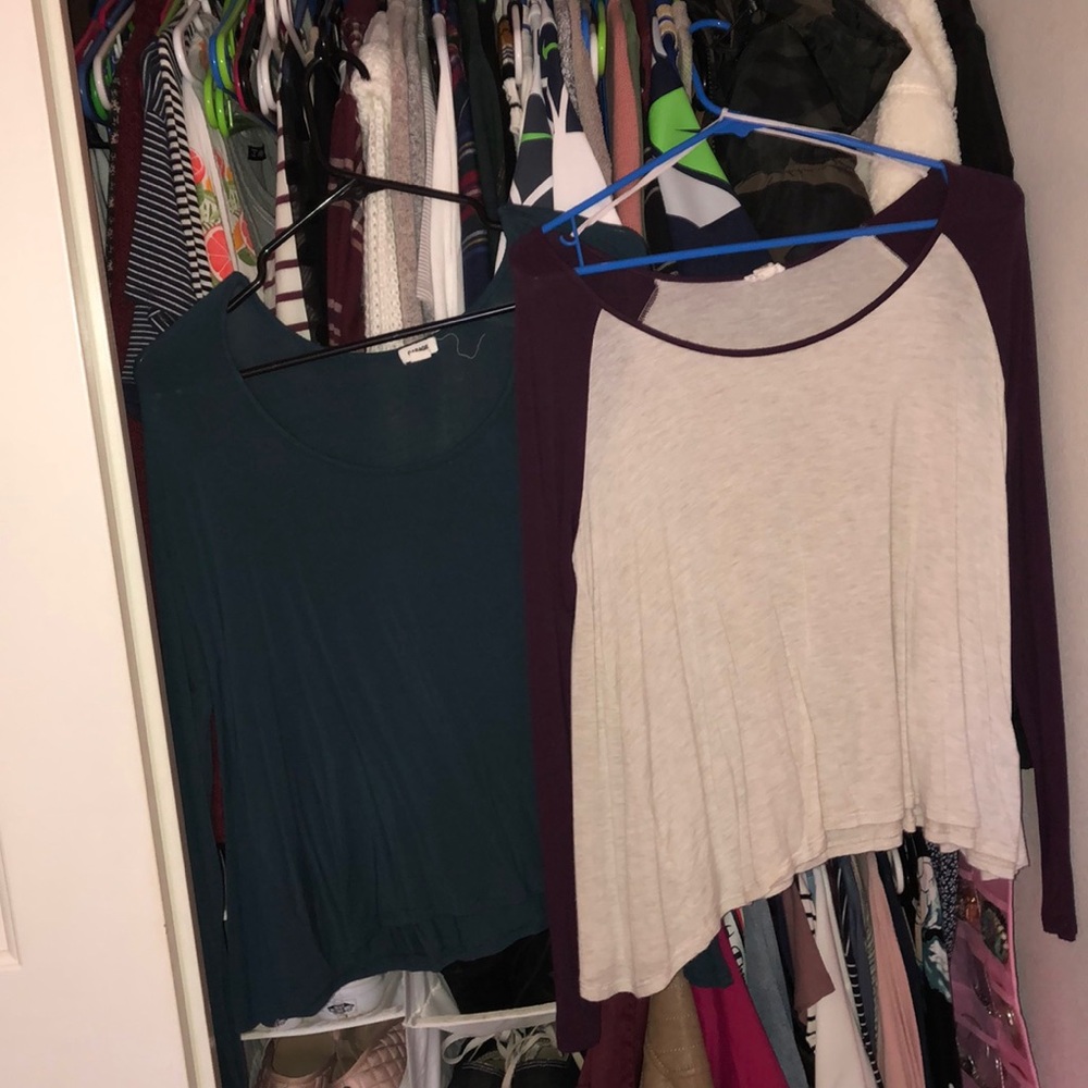 Two color shirts